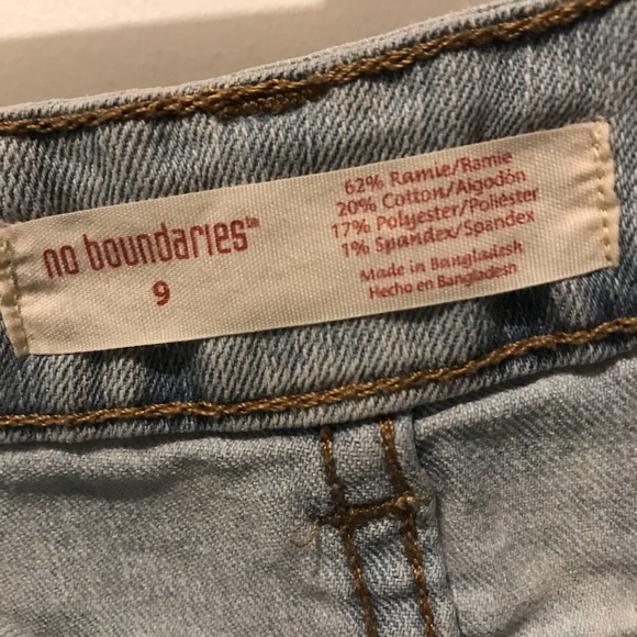 Light Blue Jean Shorts - Picture 3 of 3